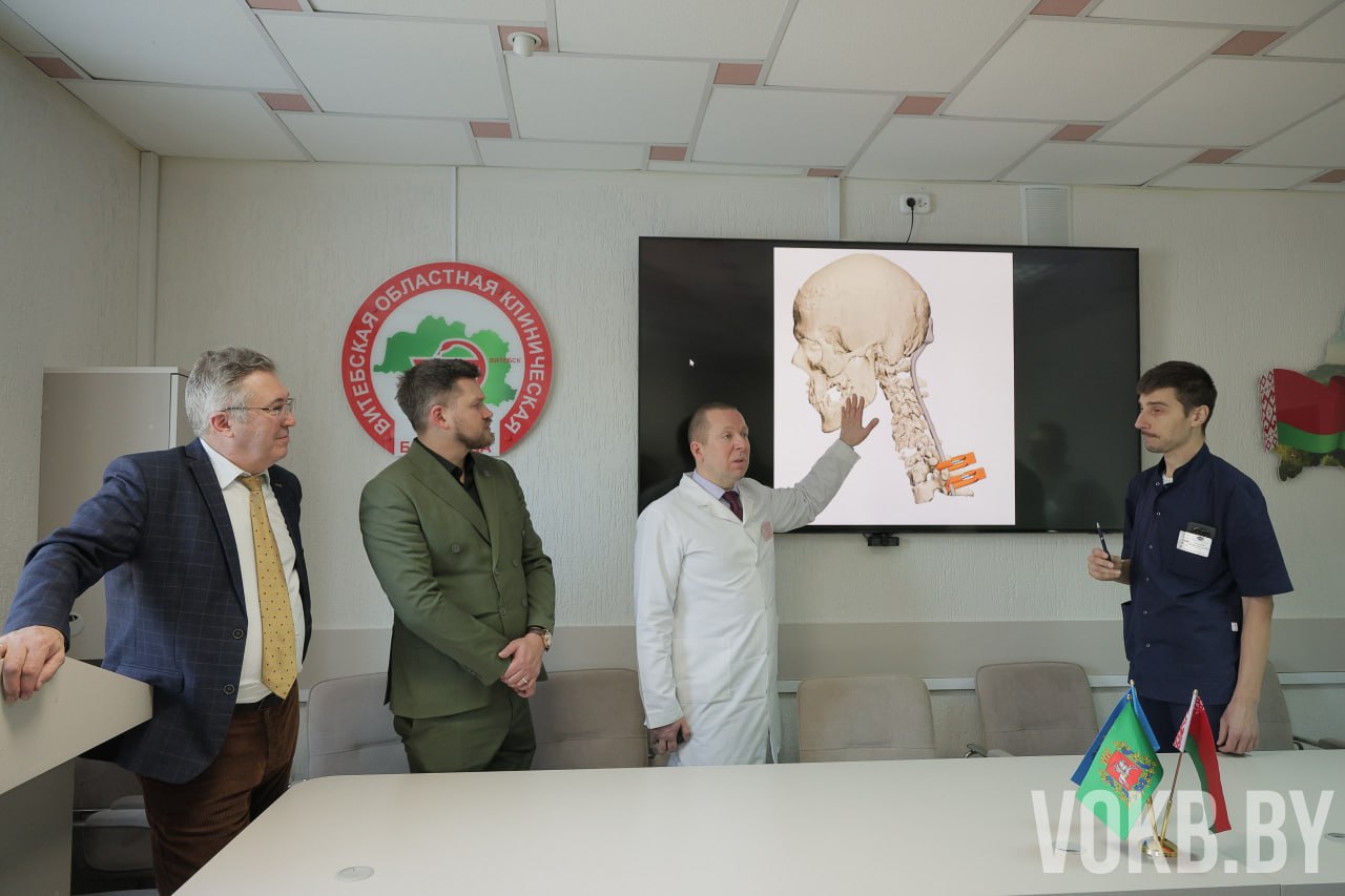 Уникальная операция в областном центре  «Хирургическая спинальная инфекция» в УЗ "ВОКБ"