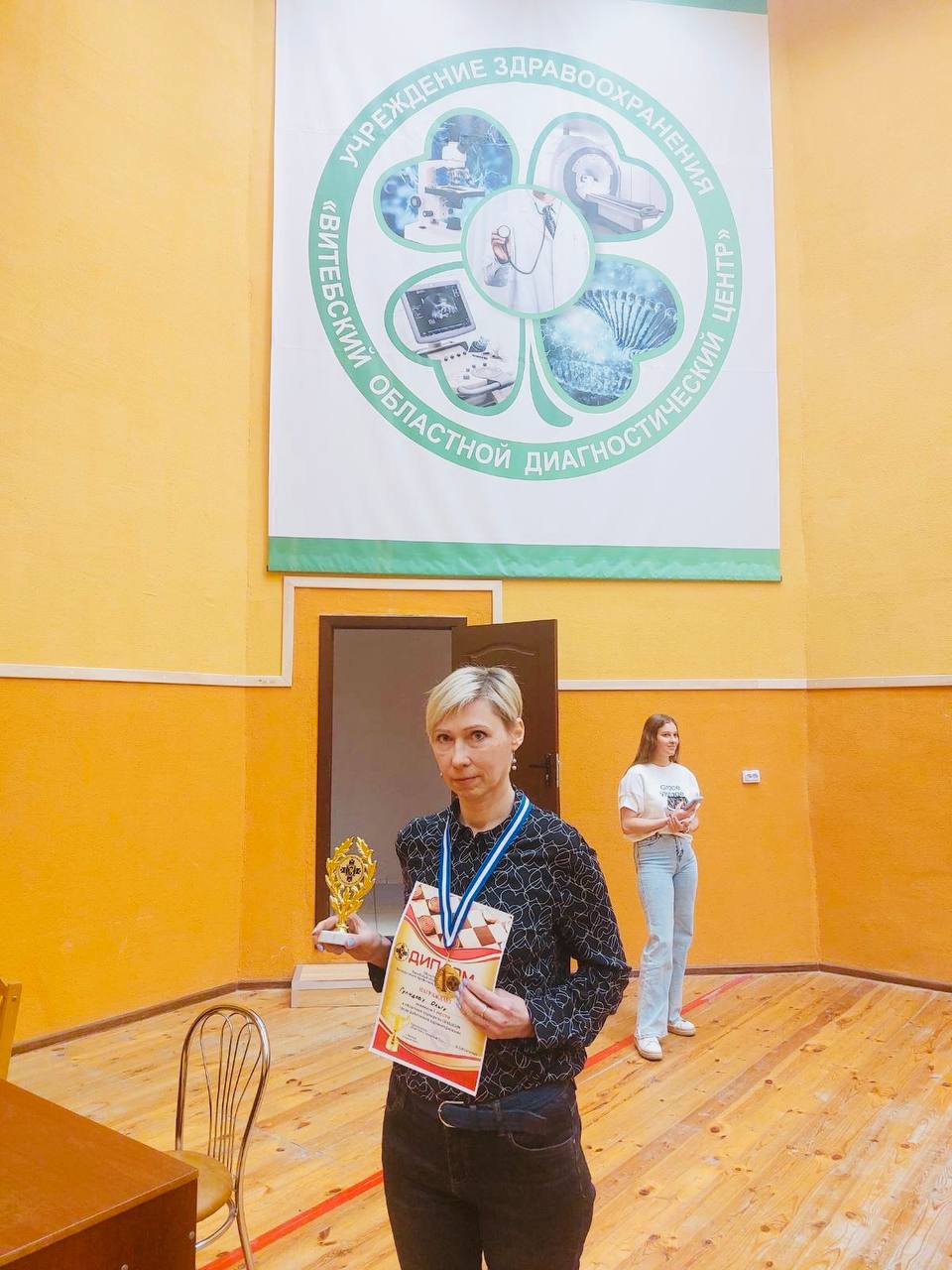 18 апреля в Витебском областном диагностическом центре состоялся областной турнир по шахматам и шашкам среди медицинских работников